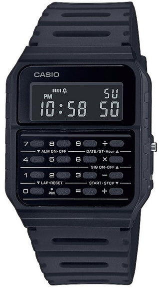 CASIO VINTAGE Mod. CALCULATOR EDGY COLLECTION - FULL BLACK-0