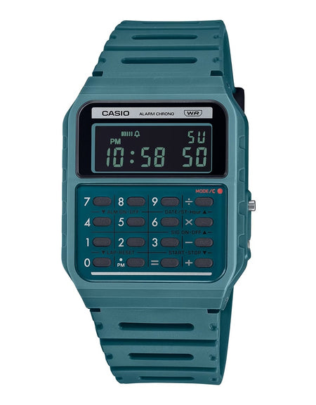 CASIO VINTAGE Mod. CALCULATOR EDGY COLLECTION - FOREST GREEN-0