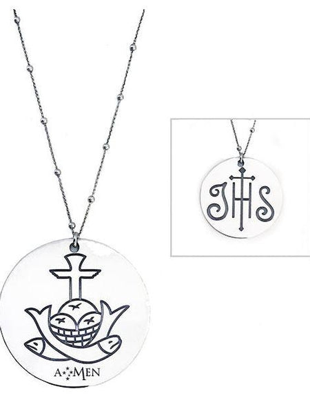 AMEN Mod. IHS - PANI&PESCI GRANDE 55mm-0