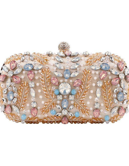 Crystal Clutch Bag for Wedding Party Luxury Rhinestone Clutch Purse