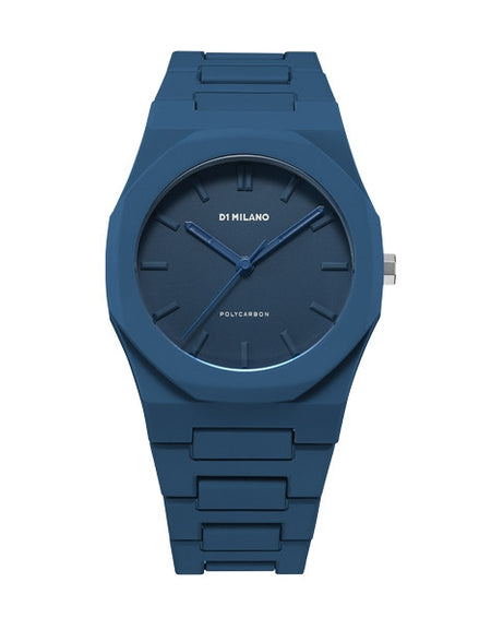 D1 MILANO Mod. POLYCARBON NAVY BLUE - COLOR BLOCK EDITION-0