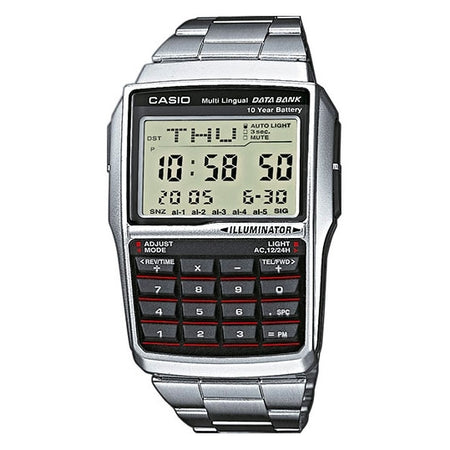 CASIO VINTAGE Mod. DATABANK CALCULATOR - SILVER-0