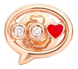 ORECCHINI DODO MOD. DHC0000LOVEMDB09R-0