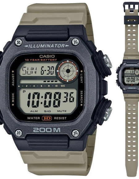 CASIO SPORT Mod. ILLUMINATOR DIVER 200M. 10 YEARS BATTERY - XL STRAP-0