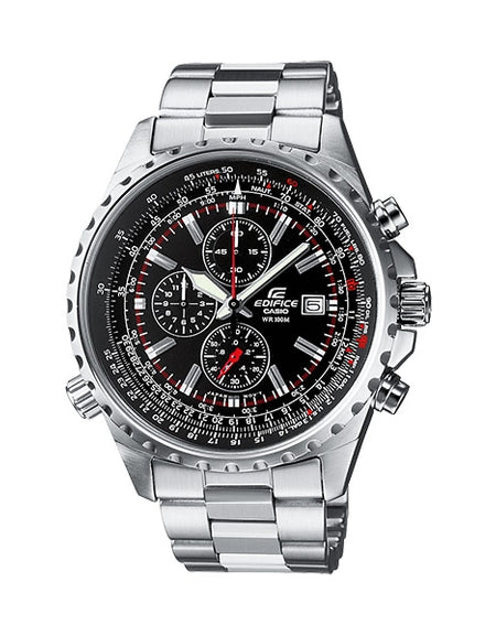 CASIO EDIFICE Mod. SLIDE RULE XL CHRONO - BLACK-0