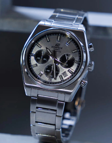 CASIO EDIFICE Mod. MOTORSPORT CHRONOGRAPH - SILVER-1