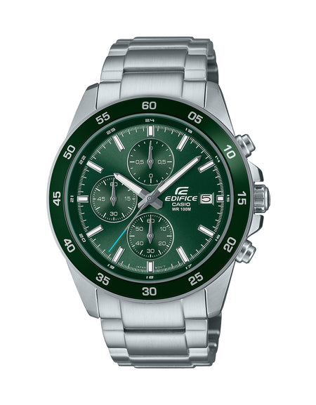 CASIO EDIFICE Mod. CLASSIC - 10 YEAR BATTERY - GREEN-0