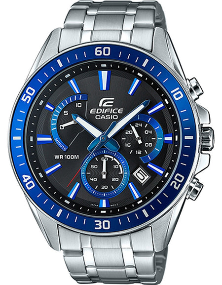 CASIO EDIFICE Mod. RETROGRADE CHRONOGRAPH XL - BLUE RACING-0