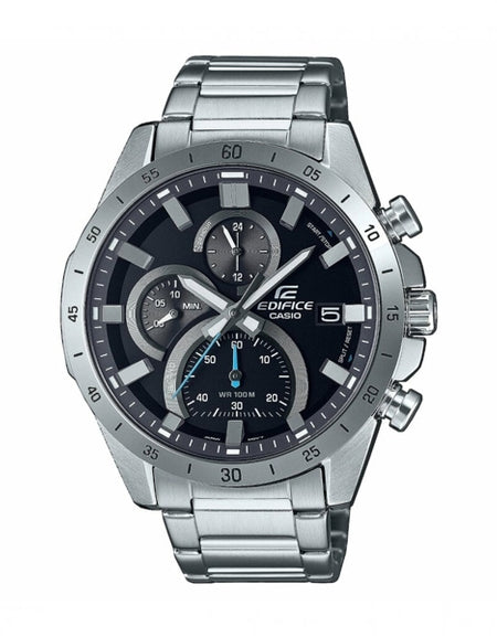 CASIO EDIFICE Mod. 3D INDEXES CHRONOGRAPH - BLACK-0