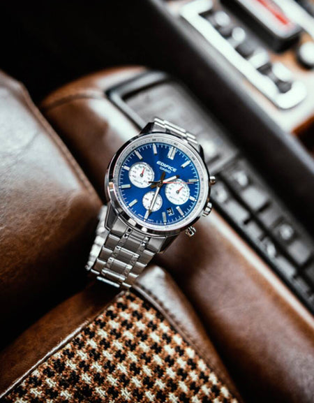 CASIO EDIFICE Mod. STANDARD CHRONOGRAPH - BLUE-1