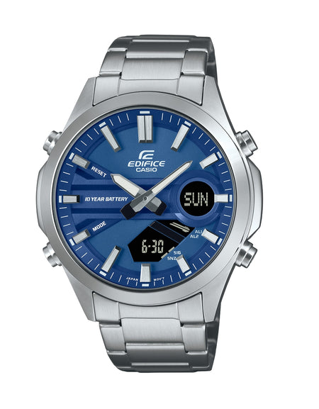 CASIO EDIFICE Mod. CLASSIC ANA-DIGIT - 10 YEAR BATTERY-0