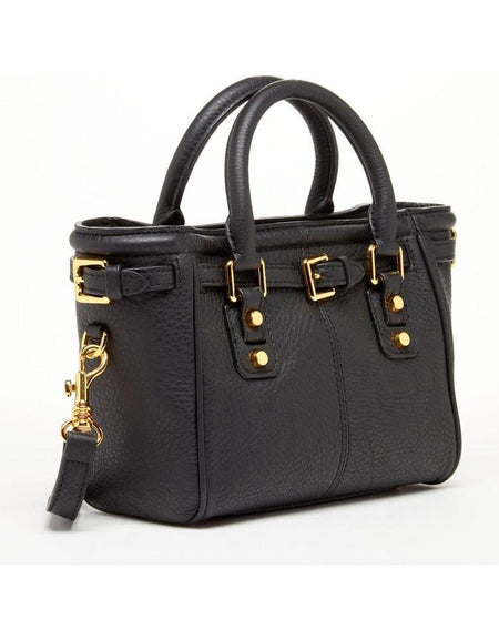SUSU The Emma Leather Satchel Bag Black - A Symbol of Elegance and Versatility