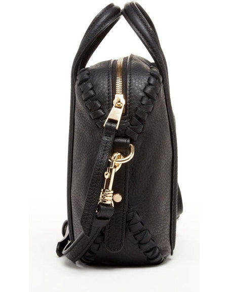 SUSU The Evelyn Black Leather Crossbody Bag - Elegance Redefined