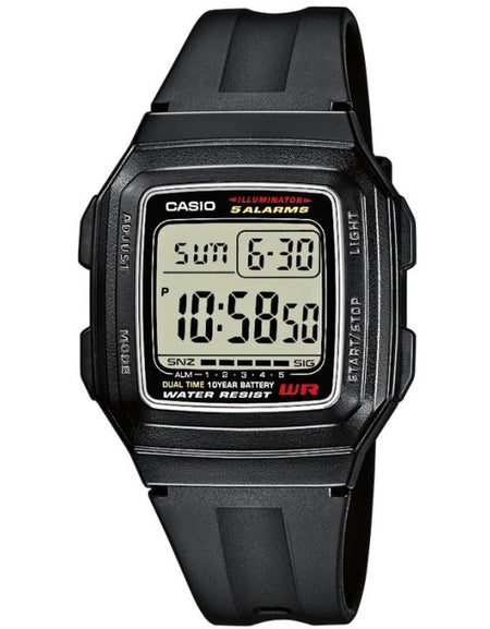 CASIO VINTAGE Mod. ILLUMINATOR 10 YEARS BATTERY - BLACK-0