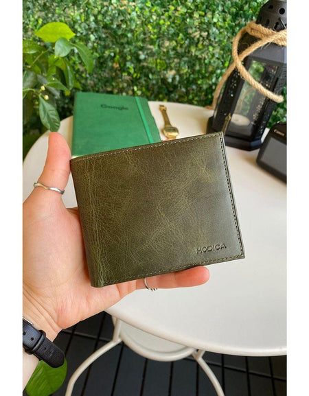 Atlanta - Genuine Leather Trifold Wallet with Coin Pouch Compartment