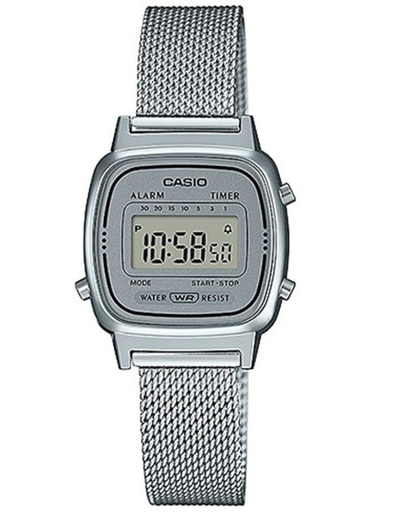 CASIO VINTAGE Mod. ICONIC MINI STEEL - SILVER MESH-0