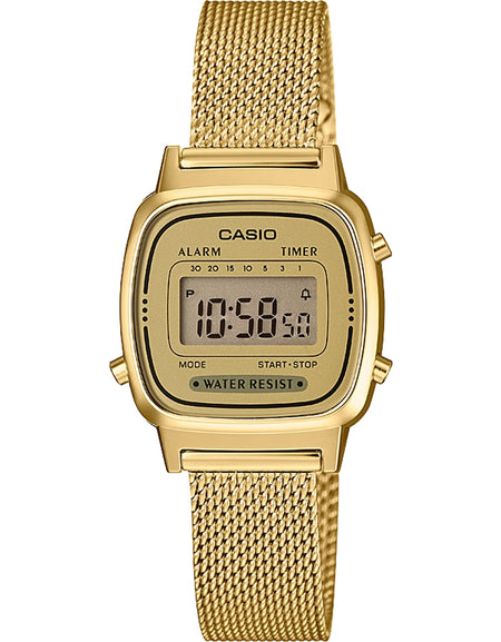 CASIO VINTAGE Mod. ICONIC MINI STEEL - GOLD MESH-0