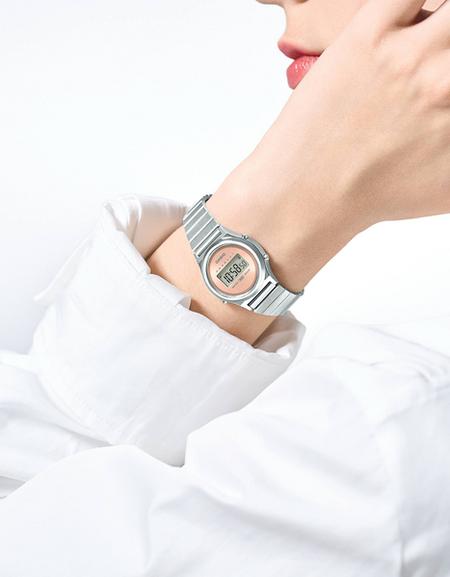 CASIO VINTAGE Mod. MINI COLLECTION SLIM ROUND - ANTIQUE PINK-1