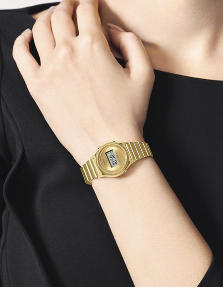 CASIO VINTAGE Mod. MINI COLLECTION SLIM ROUND - GOLD-1