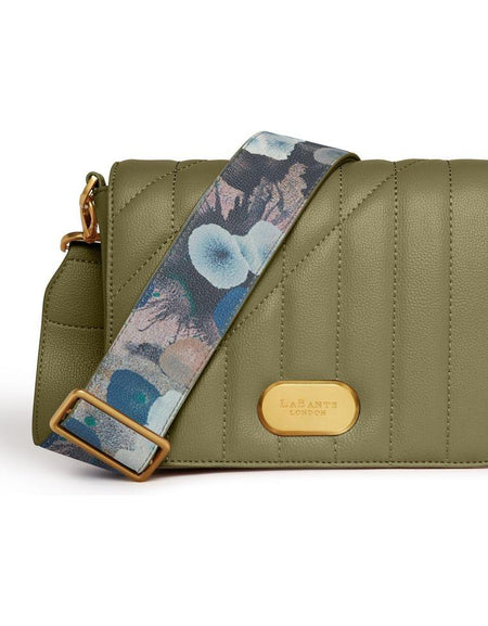 LaBante Iris Shoulder Bag in Green - A Masterpiece of Wearable Art