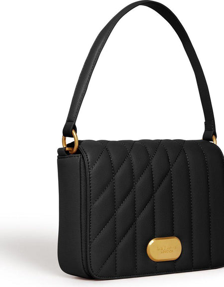 LaBante Iris Shoulder Bag in Black – A Masterpiece of Wearable Art
