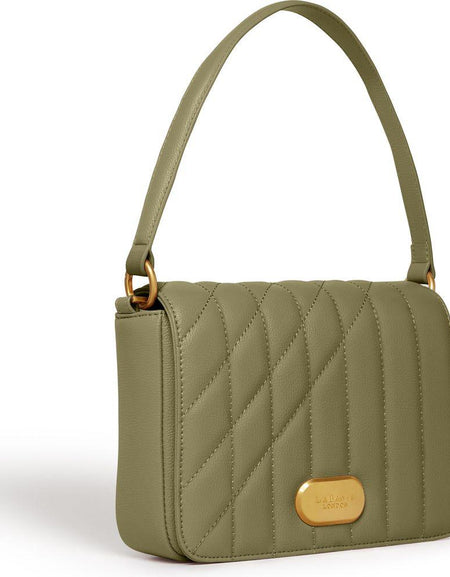 LaBante Iris Shoulder Bag in Green - A Masterpiece of Wearable Art