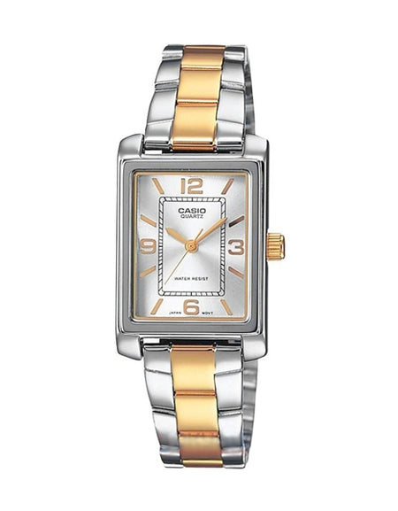 CASIO COLLECTION Mod. TANK STEEL&GOLD - ARGENTEE-0