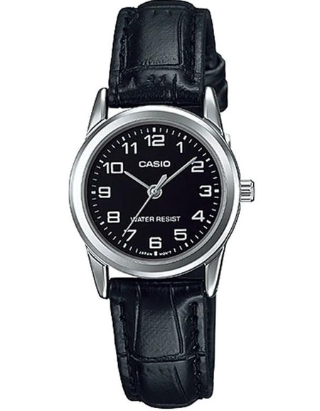 CASIO COLLECTION Mod. LADY 3H. LEATHER - BLACK-0
