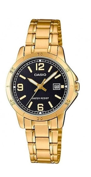 CASIO COLLECTION Mod. LADY DATE. GOLD - BLACK-0