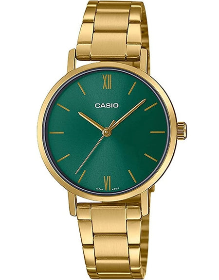 CASIO COLLECTION Mod. LADY EASY TIME - GOLD, GREEN-0