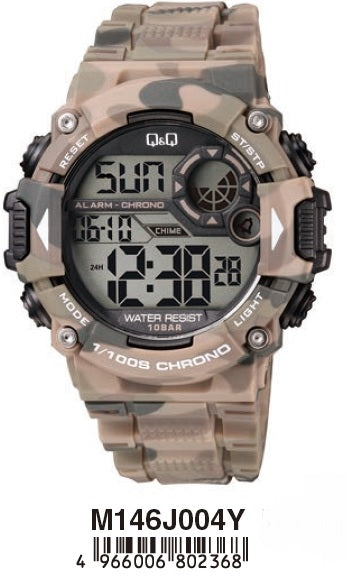 Q&Q Mod. GENT DIGITAL MULTIFUNCTION-0