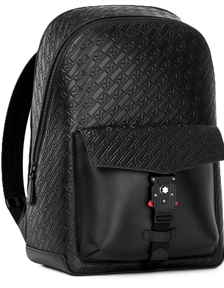 MONTBLANC LEATHER MOD. MONTBLANC MONOGRAM BACKPACK WITH M LOCK BUCKLE 4810 - 30X41X13-0