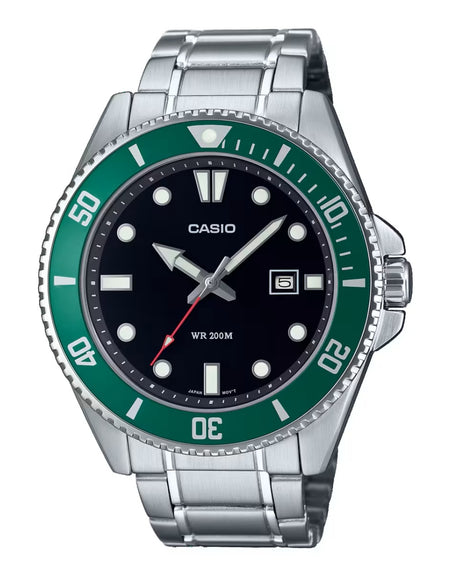 CASIO COLLECTION Mod. DIVER DATE 200M - GREEN-0