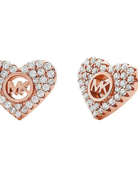 MICHAEL KORS PREMIUM SILVER COLLECTION Mod. HEART STUD-0