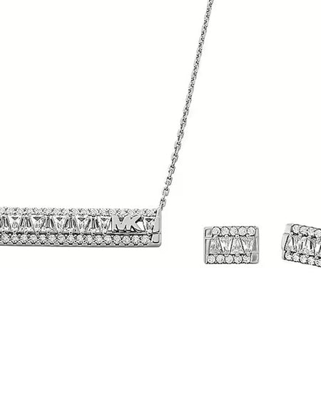 MICHAEL KORS PREMIUM SILVER COLLECTION Mod. MKC1688SET - Special Pack + Earrings-0