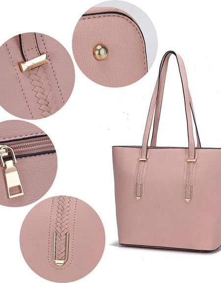 MKF Collection Mina Vegan Leather Tote and Wristlet Wallet by Mia K - A Symphony of Style and Functionality