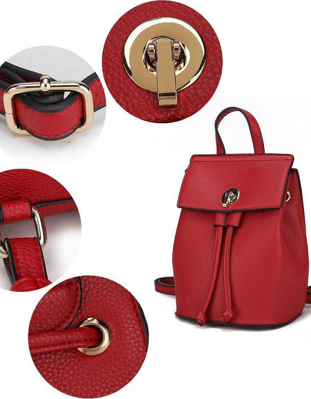 Serafina Vegan Leather Womens Backpack