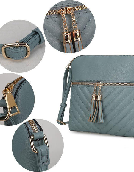 Winnie Quilted Vegan Leather Women's Crossbody