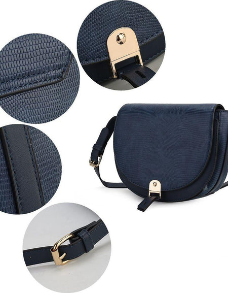 MKF Collection Adalyn Snake Embossed Shoulder Bag