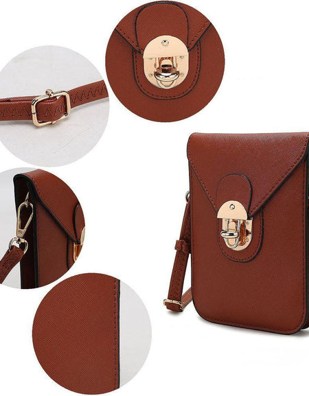 Havana Smartphone Crossbody Handbag