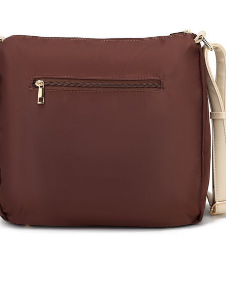 MKF Collection Serena Color-Block Nylon Women Shoulder Bag by Mia K