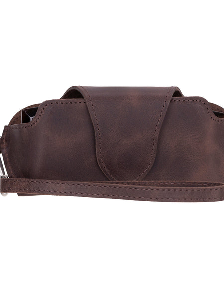 Florence Leather Glasses Case – Genuine Leather with Suede Lining & Magnetic Closure-0