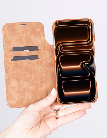 Decatur iPhone 17 Pro Leather Folio Wallet Case-1