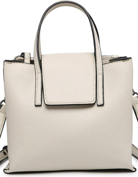 MT2706 Small Triple Compartment Crossbody Tote Bag