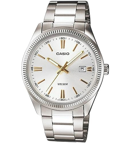 CASIO COLLECTION Mod. DATE - SILVER, GOLD INDEXES-0