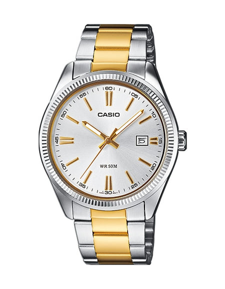 CASIO COLLECTION Mod. DATE - CHAMPAGNE, TWO TONES-0