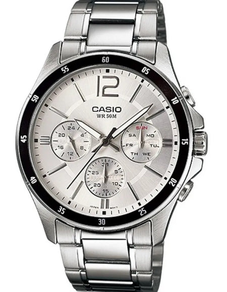 CASIO COLLECTION Mod. MULTIFUNCTION CALENDAR - SILVER-0