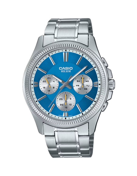 CASIO Mod. DAY DATE MULTIFUNCTION - LIGHT BLUE-0