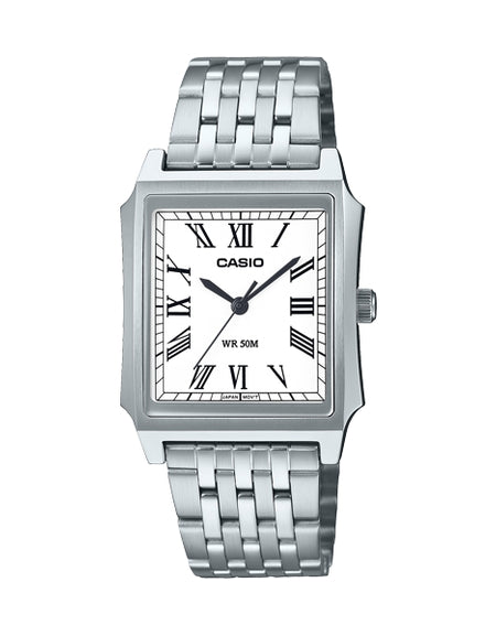 CASIO COLLECTION Mod. TANK - STEEL, WHITE-0