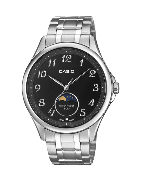 CASIO COLLECTION Mod. MOONPHASES - SILVER-0